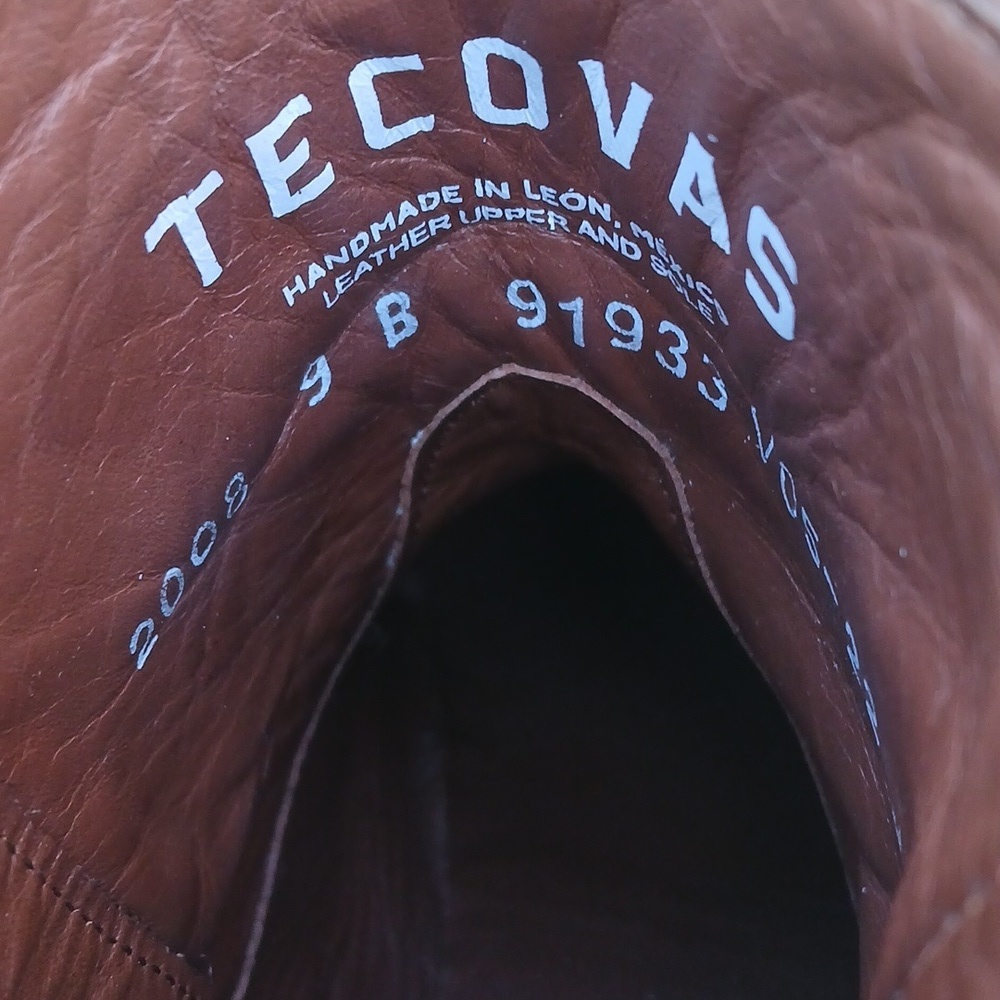 TECOVAS THE DAISY LEATHER Ankle Boots Size 9 - Picture 9 of 14
